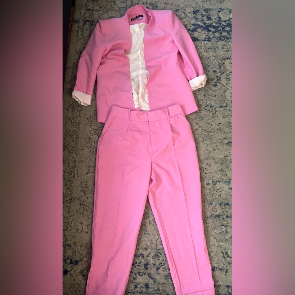 Zara Vibrant Pink Women's Pantsuit